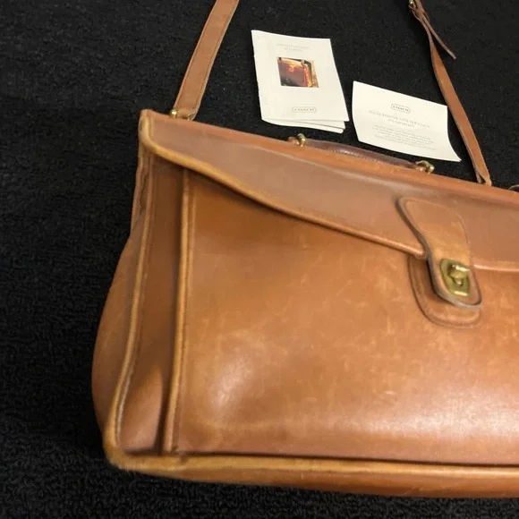 Vintage Coach Beekman 5266 Shoulder Bag Leather Messenger Briefcase Laptop - Picture 5 of 16